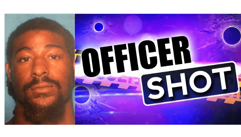 Search underway for man after he shoots police officer, he is considered armed and dangerous