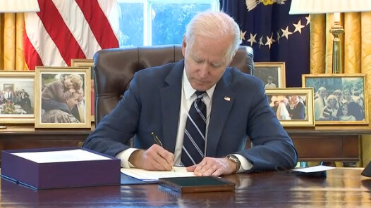 Biden Officially Signs $1.9 Trillion COVID-19 Relief Bill