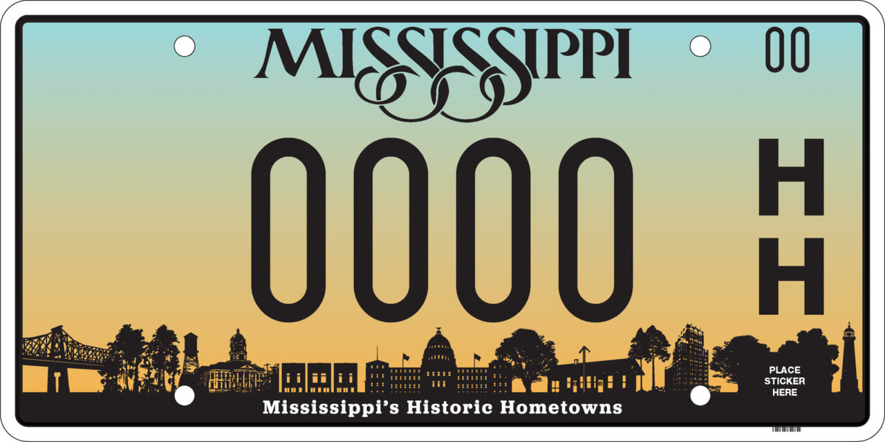 Historic Hometowns license tags now available | Mississippi News Group