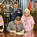 Gold Star Children's Day proclamation signed by Reeves