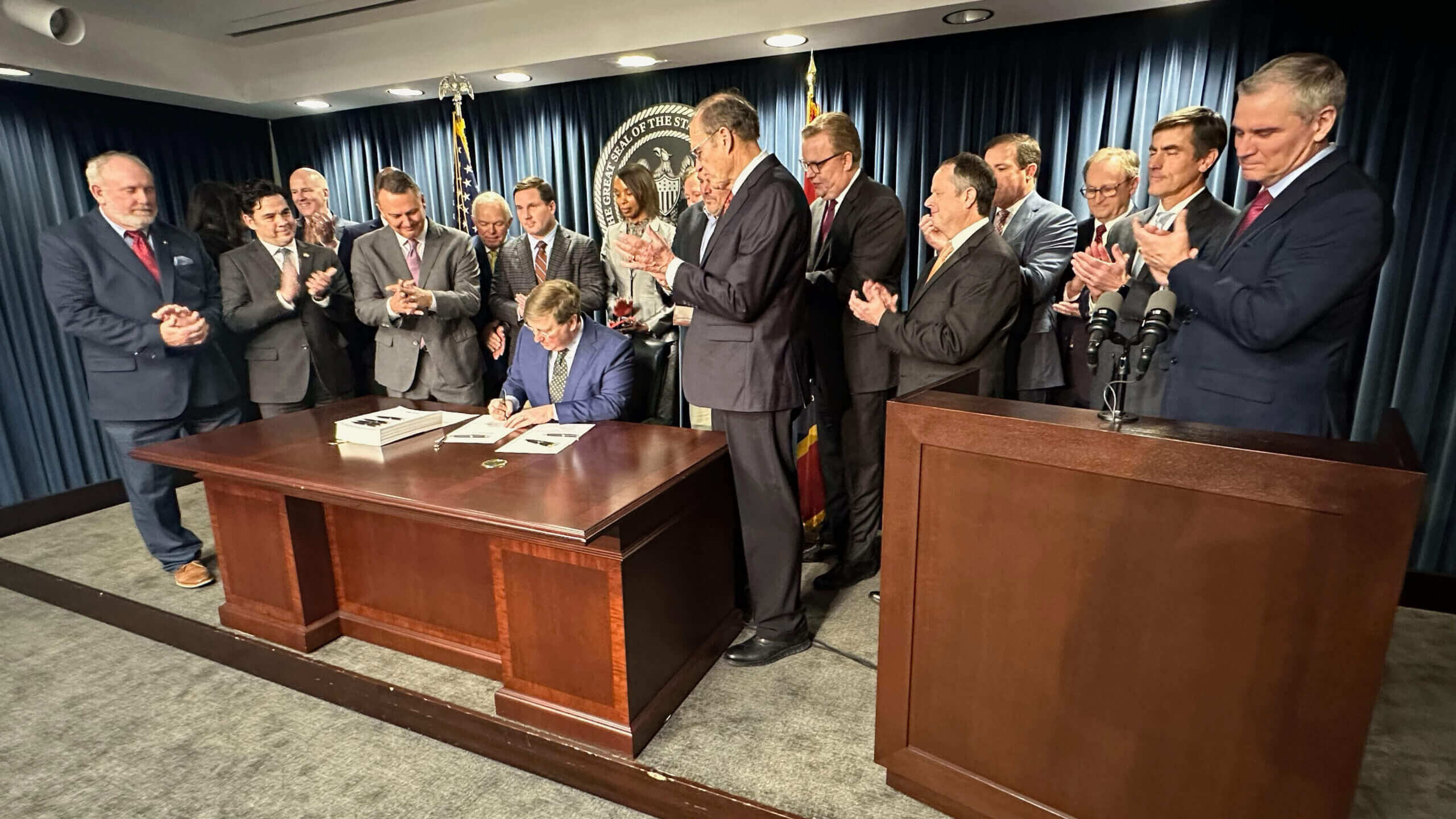 Project Signed Legislation to finalize AWS project signed | Mississippi News Group
