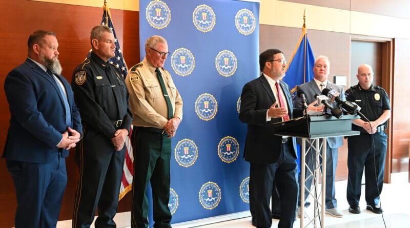 Ten arrested, one wanted in multi-district takedown