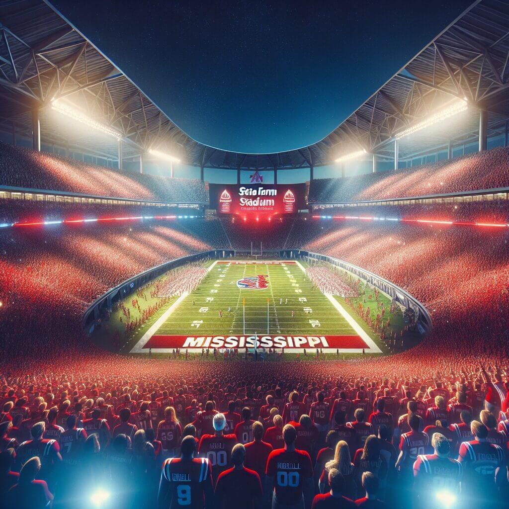 Ole Miss fans fill State Farm Stadium with red for Fiesta Bowl