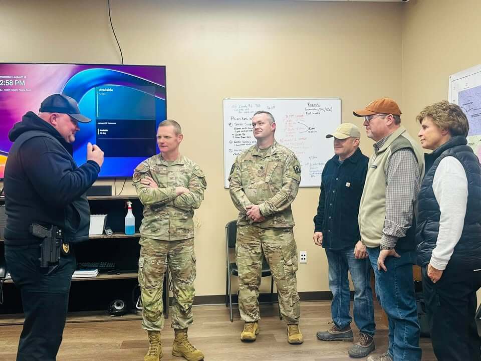 Chief Tucker thanks legislators, National Guard for emergency response
