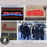 Restaurants provide meals to officers Restaurants provide meals to officers