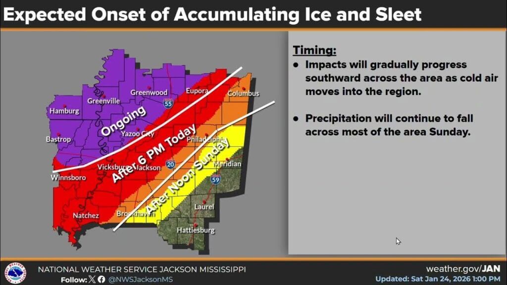 NWS Jackson posts special winter weather briefing
