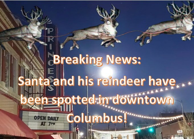 Santa Claus Spotted Flying Over Downtown Lowndes County