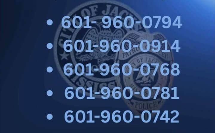 Jackson Police urges use of backup numbers if communications fail