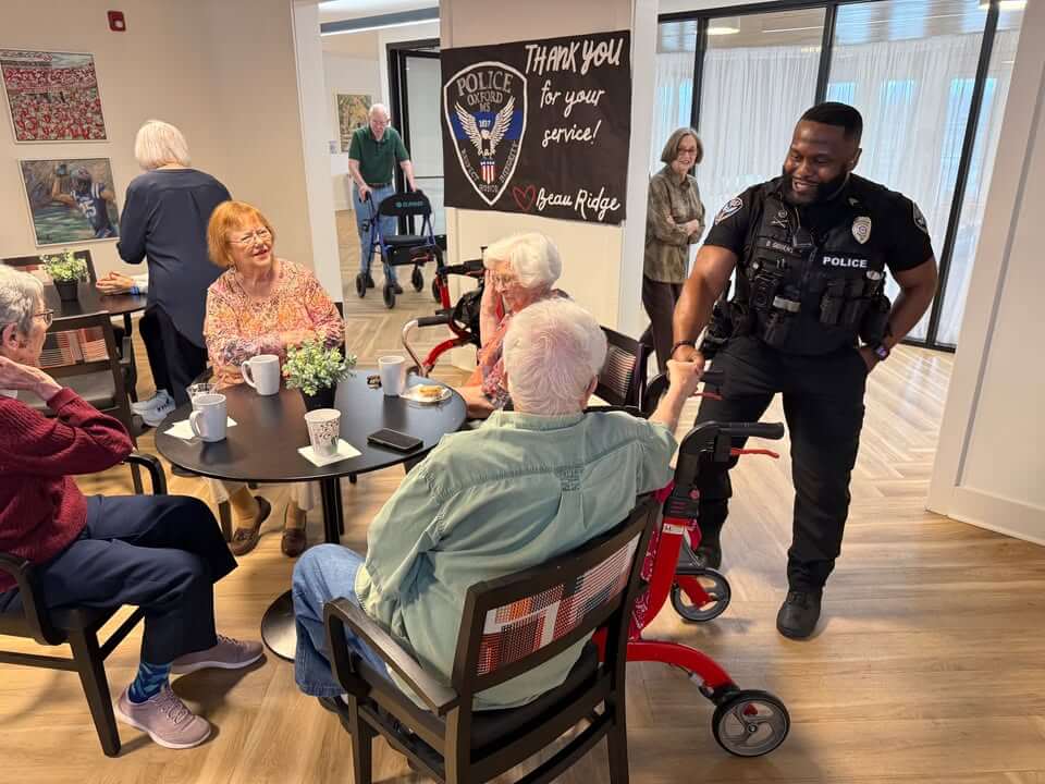Oxford police thank Beau Ridge residents for breakfast invitation