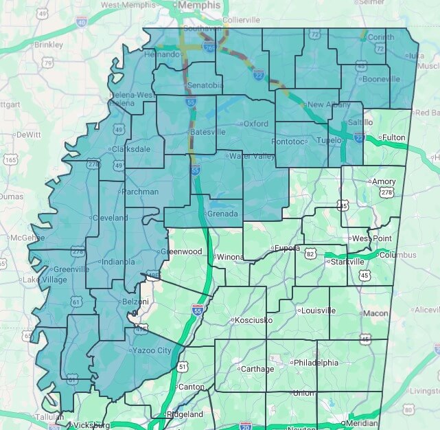 MDOT warns drivers of severe icing, road hazards across 28 Mississippi counties