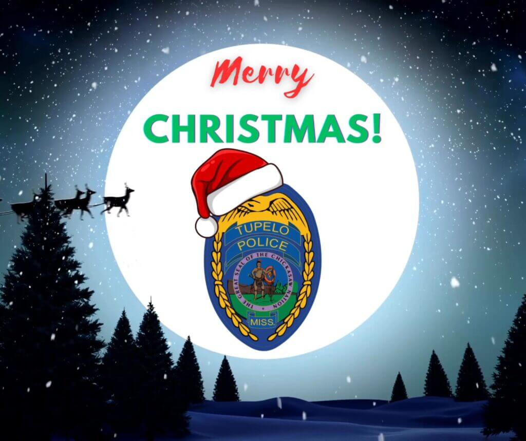 Tupelo Police Department Wishes Merry Christmas to Community