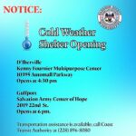 Harrison County opens cold shelters for Jan. 27-28 Harrison County opens cold shelters for Jan. 27-28