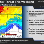 Facebook post warns of mixed winter precipitation, dangerous cold this weekend Facebook post warns of mixed winter precipitation, dangerous cold this weekend