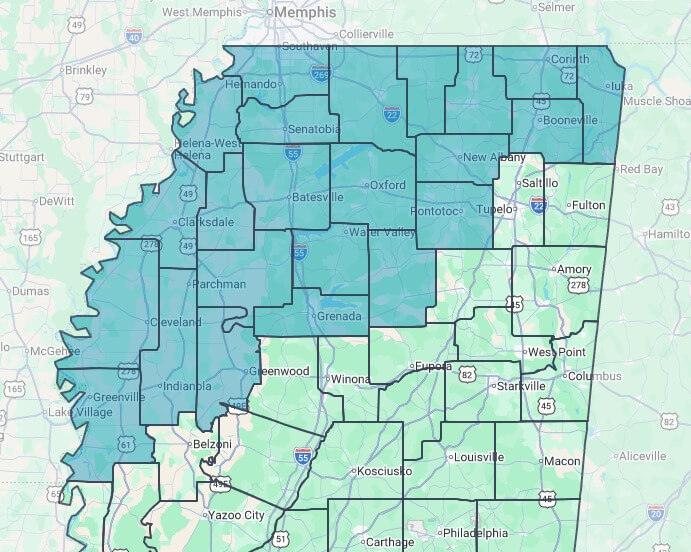 Ice remains on roads, bridges in 23 Mississippi counties