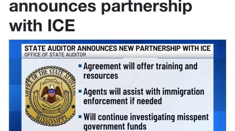 Mississippi auditor partners with ICE under 287(g) program