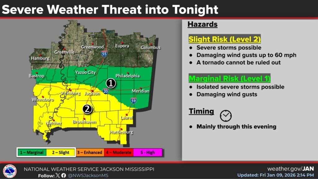 National Weather Service Jackson Shares Photos of Recent Weather Conditions