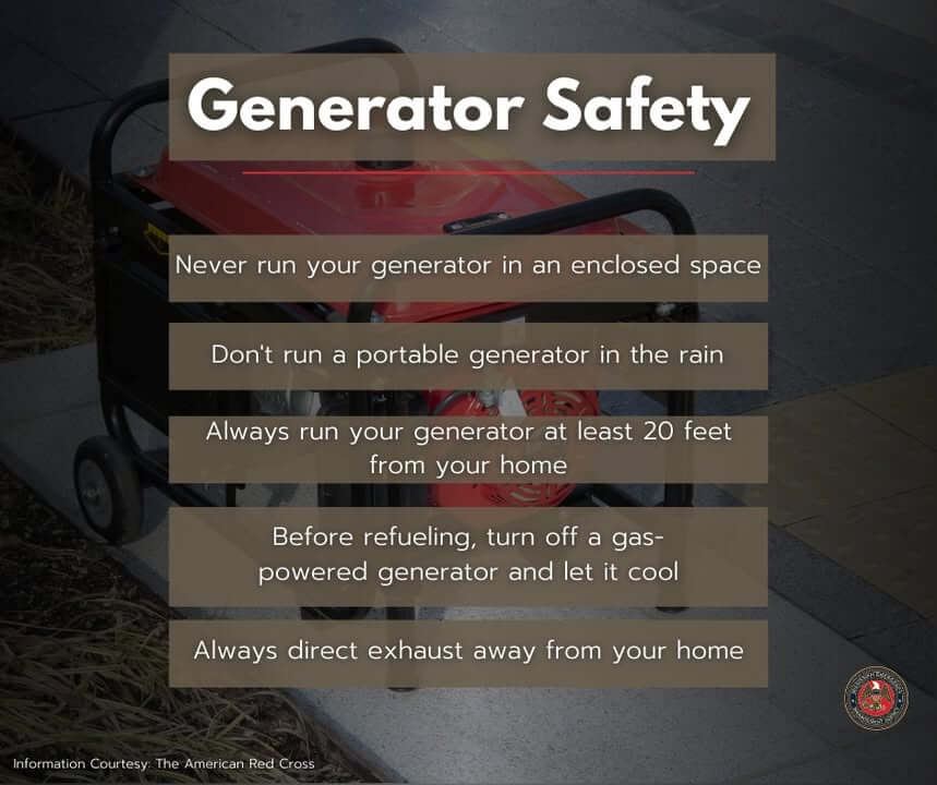 MEMA warns thousands without power, urges generator safety