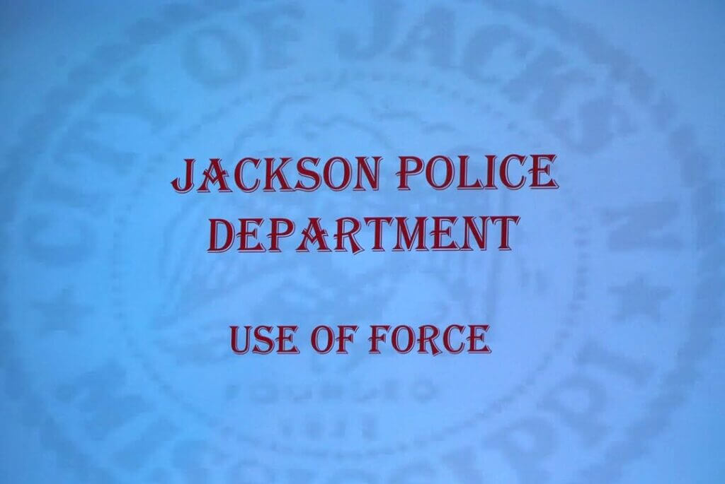 Jackson Police Department holds first 2026 training on use-of-force, de-escalation