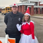 Corinth Police Officer Shares Photos of Elf on the Shelf at Elementary School Corinth Police Officer Shares Photos of Elf on the Shelf at Elementary School