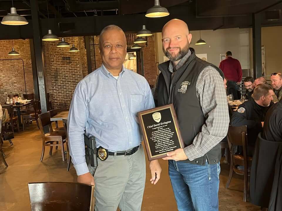 Jackson Police Department honors Byram Chief David Errington