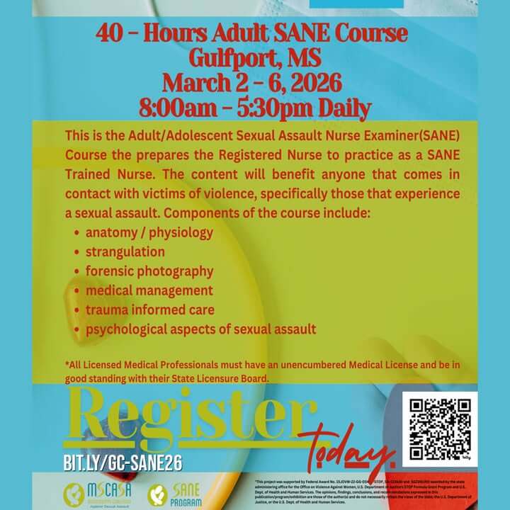 Free Training for Registered Nurses to Become Sexual Assault Nurse Examiners