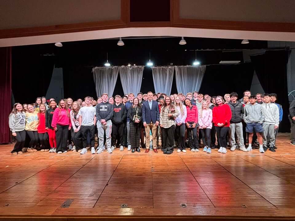 State Auditor Shad White Visits Corinth High School to Engage Students