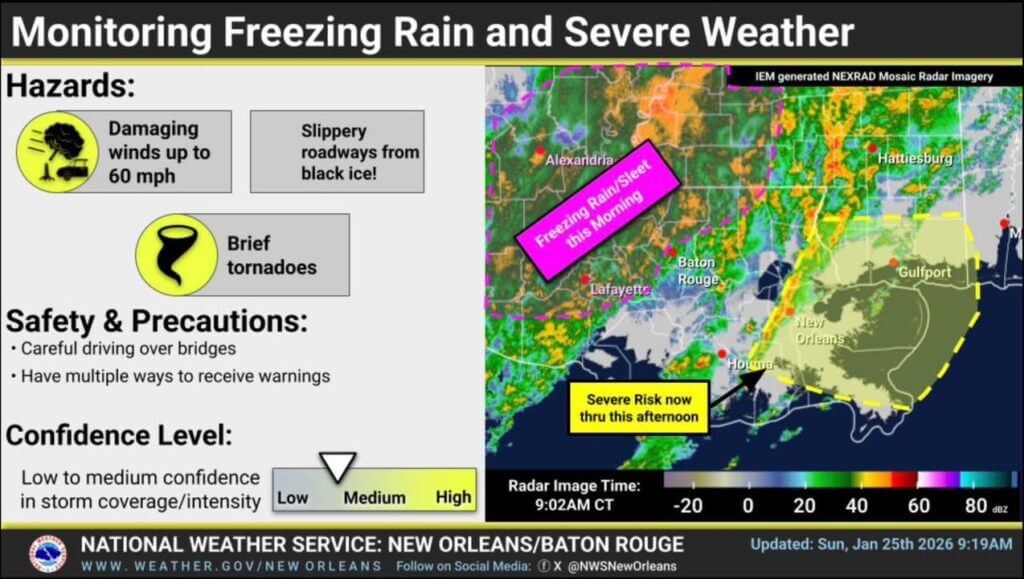 Pike County Sheriff's Office warns of freezing rain, possible severe storms