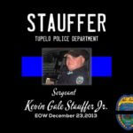 Tupelo Police Department Holds Moment of Silence for Sgt. Gale Stauffer Tupelo Police Department Holds Moment of Silence for Sgt. Gale Stauffer