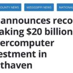 xAI invests $20 billion in Mississippi, state calls move historic xAI invests $20 billion in Mississippi, state calls move historic