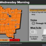 Dense fog prompts morning travel advisory Wednesday Dense fog prompts morning travel advisory Wednesday
