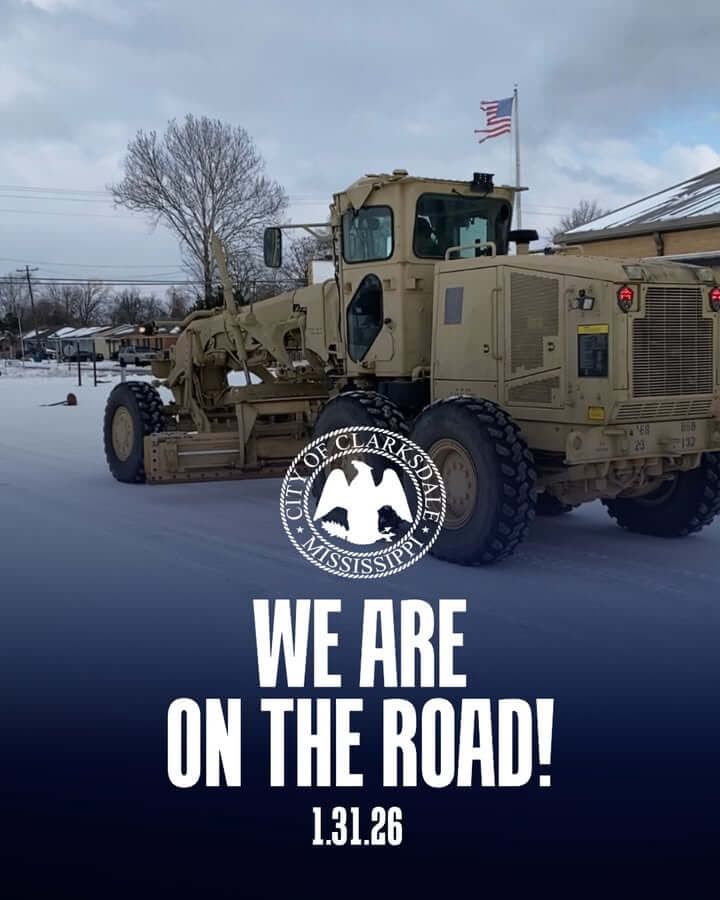 Air National Guard clears Clarksdale neighborhoods of ice and snow
