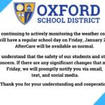 OSD announces regular school, AfterCare Friday OSD announces regular school, AfterCare Friday