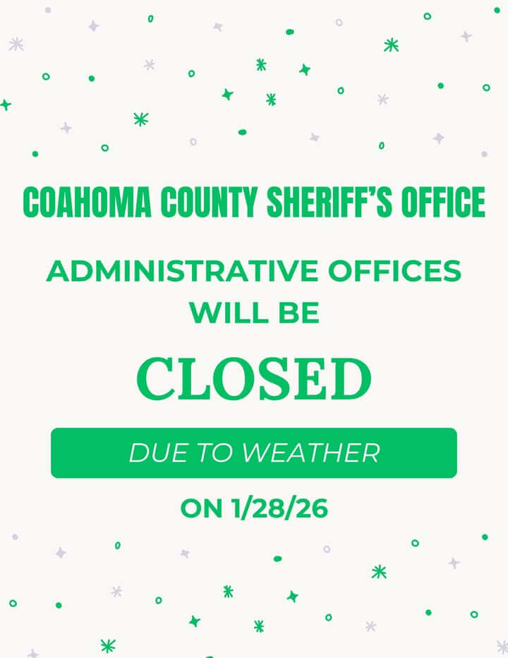Coahoma County Sheriff's Office posts on Facebook