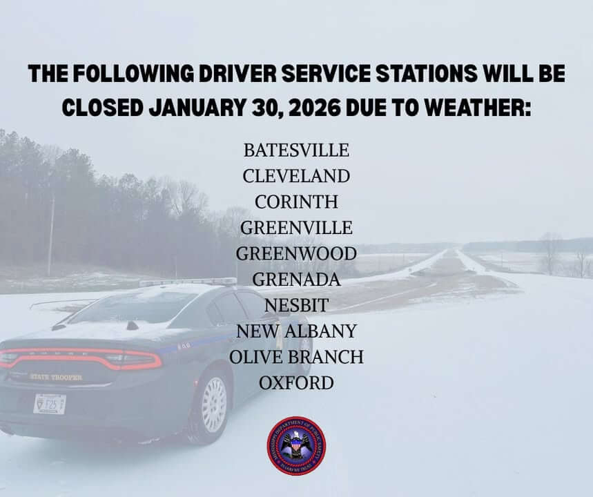 Driver Service stations remain closed Friday