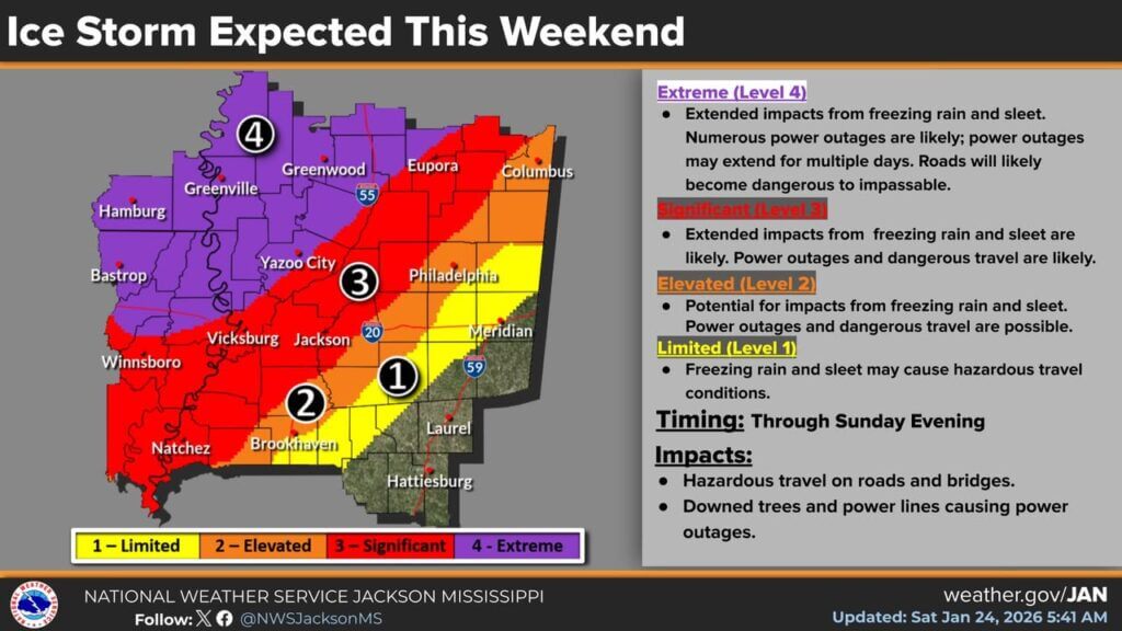 NWS Jackson posts photos on Facebook