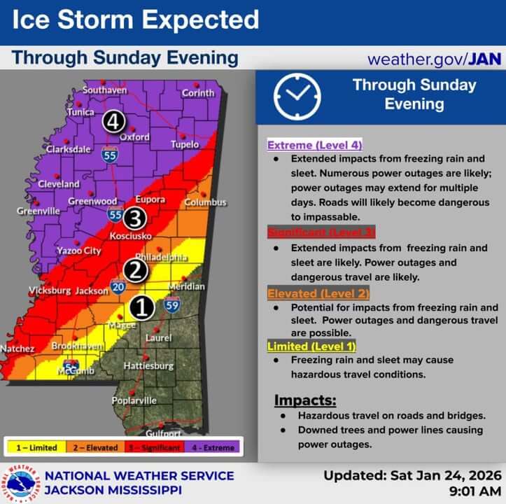 Mississippi Emergency Management Agency posts photos