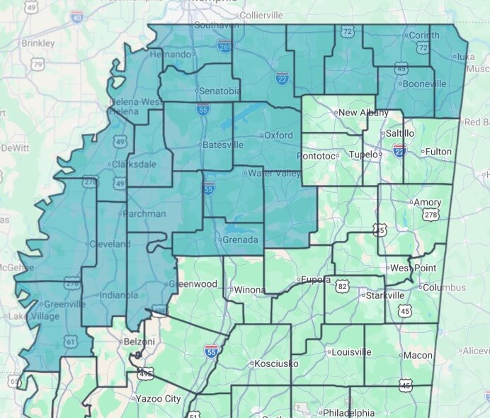 I-22, I-55 reopen in north Mississippi
