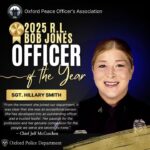 Oxford Police Department honors award winners, names first female Officer of the Year Oxford Police Department honors award winners, names first female Officer of the Year