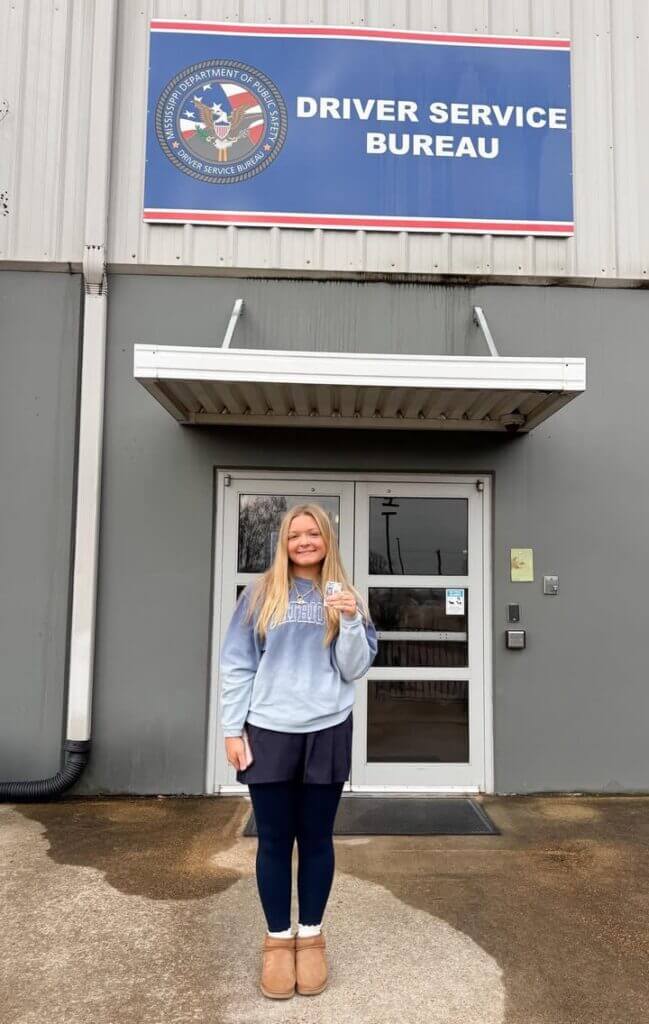 Maddy secures permit, encouraged to drive safely