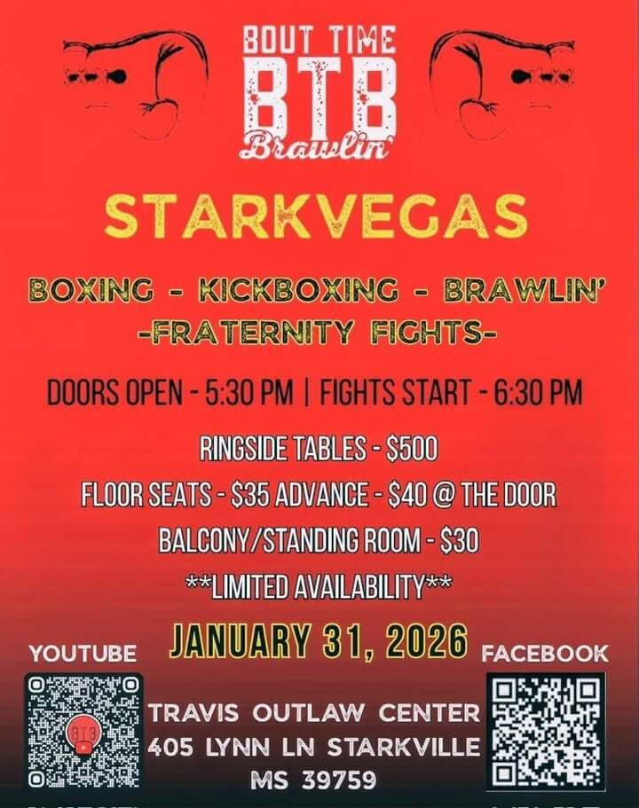 Starkville police intern competes tonight at BTB Brawlin