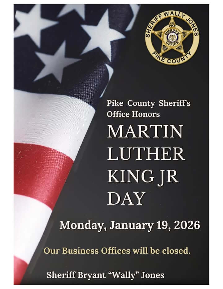 Pike County Sheriff's Office posts notice using #ServiceBeforeSelf