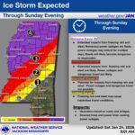 Mississippi emergency agency warns of ice, dangerous travel as winter storm hits Mississippi emergency agency warns of ice, dangerous travel as winter storm hits