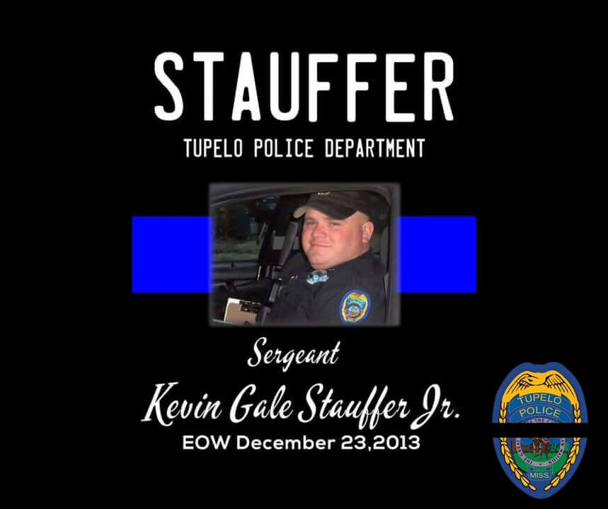 Tupelo Police Department Holds Moment of Silence for Sgt. Kevin Stauffer