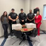 The Azul Apartment Homes bring lunch with pizza for residents The Azul Apartment Homes bring lunch with pizza for residents
