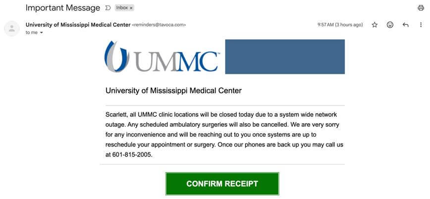 UMMC warns patients about closure notices amid Epic outage