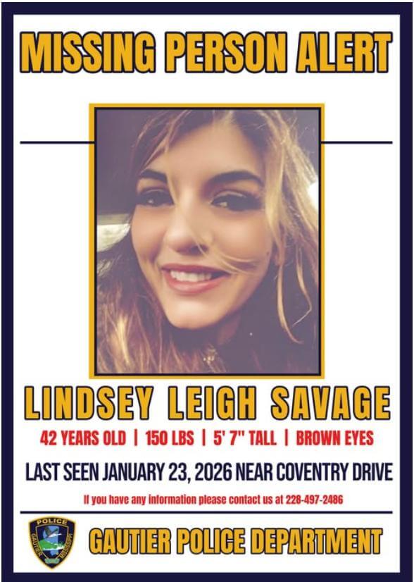 Gautier police ask public to help find Lindsey Leigh Savage
