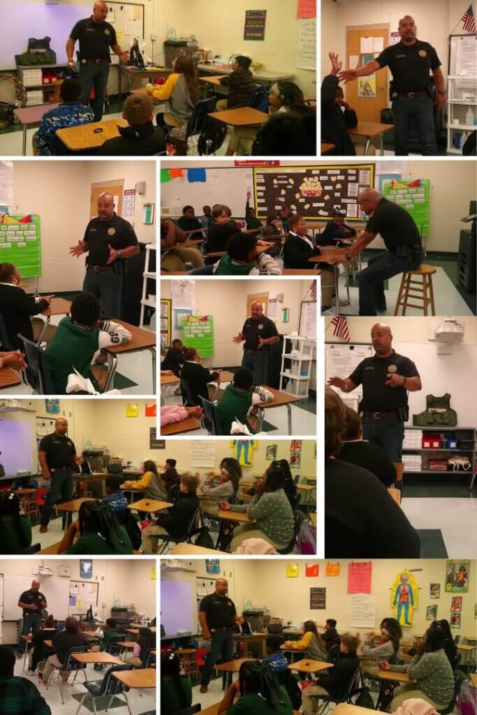 Chief Deputy Gatlin visits Osyka Elementary to discuss cyberbullying