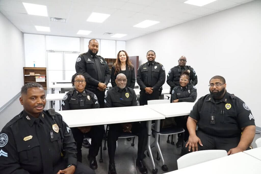Dr. Brackney visits Jackson police precincts