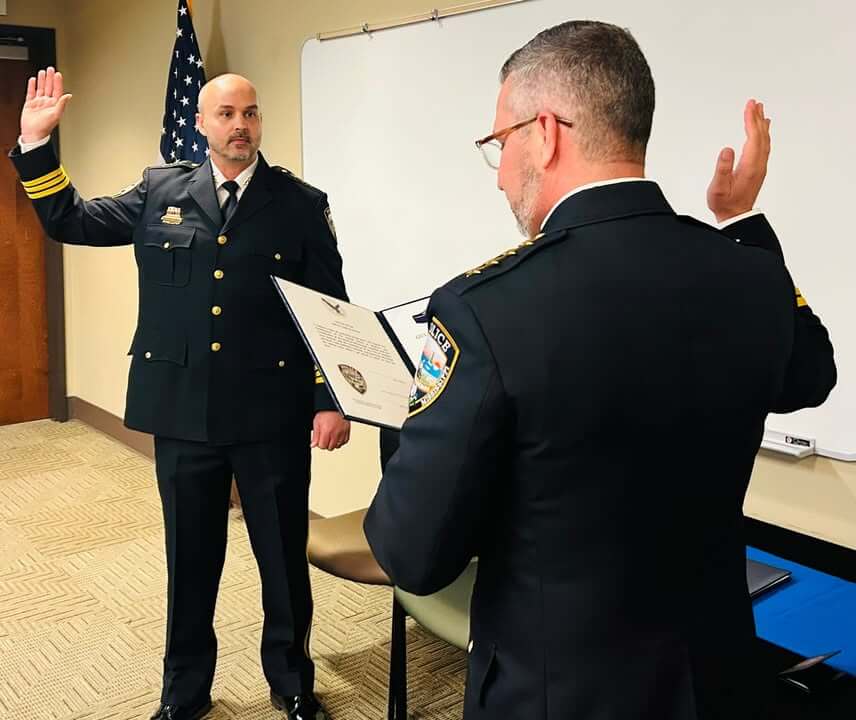 Gulfport Police swear in deputy chief, commander