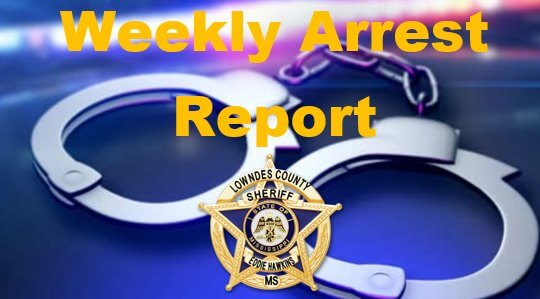Lowndes County reports arrests for week of Feb. 2-9